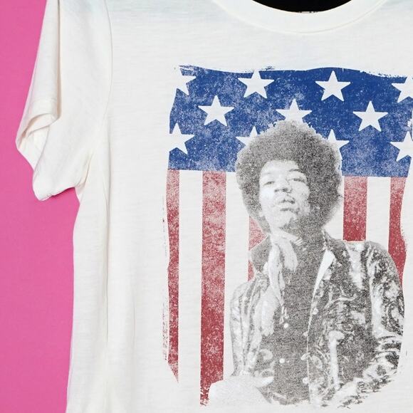Jimi Hendrix Karl Ferris Graphic Retro Tee - Picture 5 of 5